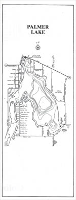 Palmer Lake Map
